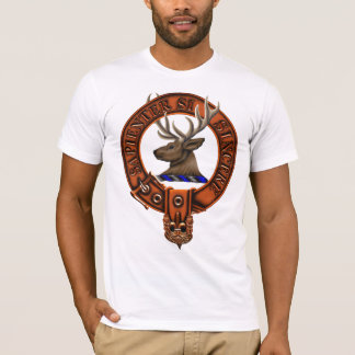 Clan Davidson Family Crest and Targe T-Shirt