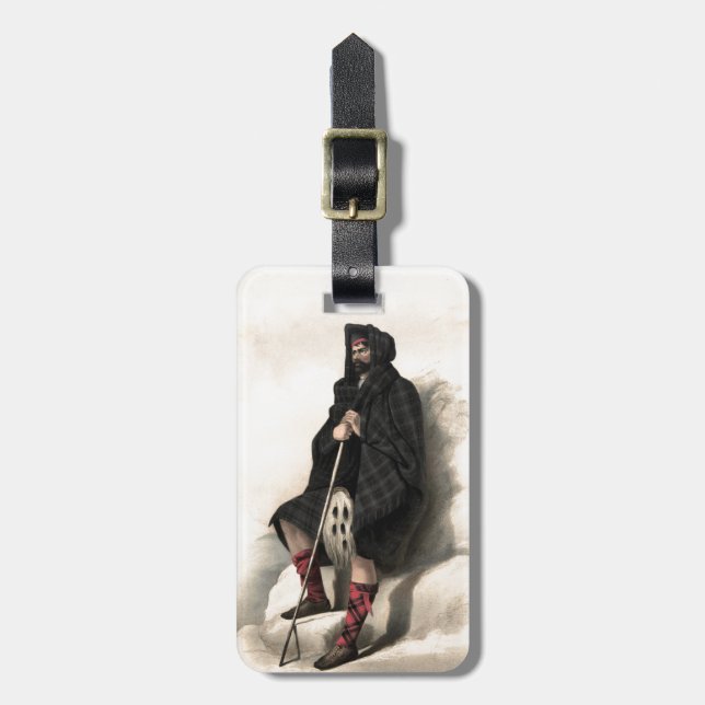 Clan Davidson Luggage Tag (Front Vertical)