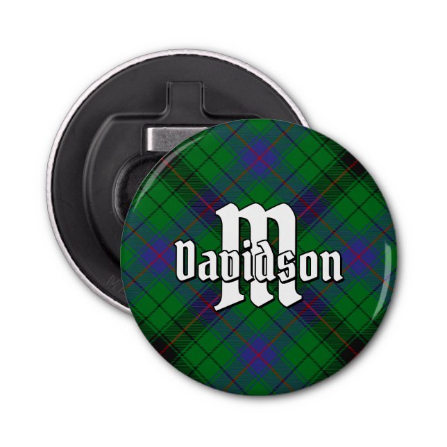 Clan Davidson Tartan Bottle Opener (Front)