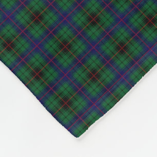 Clan Davidson Tartan Fleece Blanket
