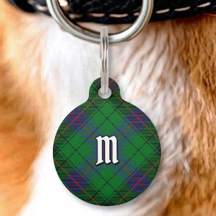 Clan Davidson Tartan Pet Tag