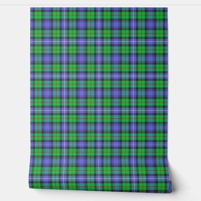 Clan Donnachaidh Hunting Tartan Wallpaper (Unrolling)