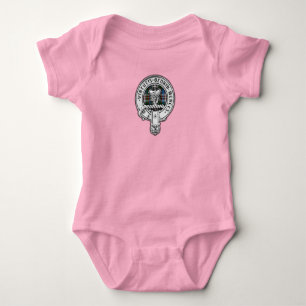 Clan Donnachaidh (Robertson) Crest & Dress Tartan Baby Bodysuit