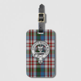 Clan Donnachaidh (Robertson) Crest & Dress Tartan Luggage Tag
