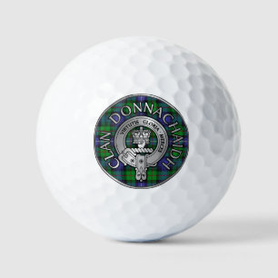 Clan Donnachaidh /Robertson Crest & Hunting Tartan Golf Balls
