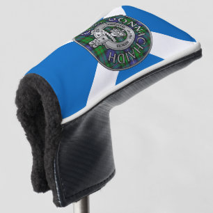 Clan Donnachaidh /Robertson Crest & Hunting Tartan Golf Head Cover