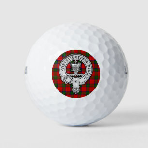 Clan Donnachaidh (Robertson) Crest & Tartan Golf Balls