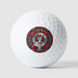 Clan Donnachaidh   Robertson Crest & Tartan  Golf Balls