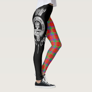 Clan Donnachaidh Robertson Crest & Tartan Leggings