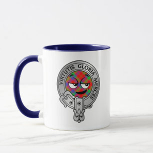 Clan Donnachaidh Robertson Crest & Tartan Mug