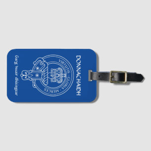 Clan Donnachaidh (Robertson) Crest & War Cry Luggage Tag
