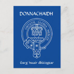 Clan Donnachaidh (Robertson) Crest & War Cry Postcard