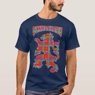 Clan Donnachaidh   Robertson Tartan Scottish Lion T-Shirt