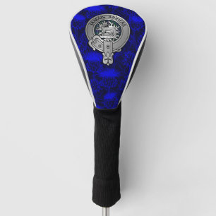Clan Douglas Crest & Tartan on Thistle Golf Head Cover