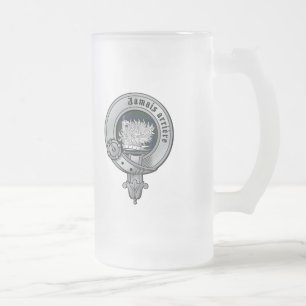 Clan Douglas Frosted Glass Beer Mug