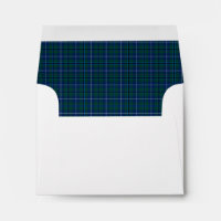 Clan Douglas Modern Tartan Dark Green Plaid
