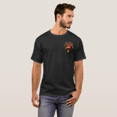 Clan Douglas Salamander Badge on Pocket T-Shirt (Front Full)