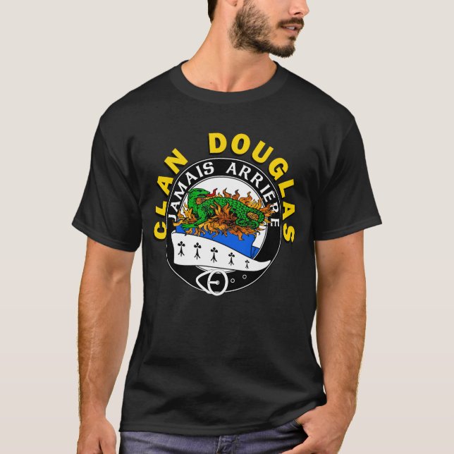 Clan Douglas "Salamander in Flames" T-Shirt (Front)