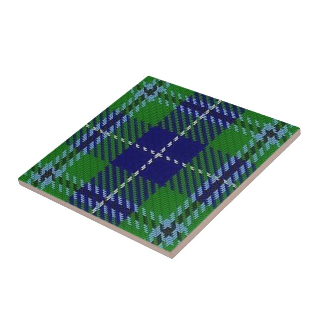 Clan Douglas Scottish Expressions Tartan Tile (Side)
