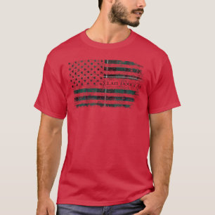 Clan Douglas Scottish tartan US flag kilt Scotland T-Shirt