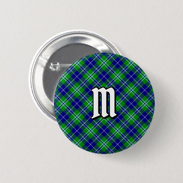 Clan Douglas Tartan Button (Front & Back)