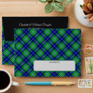 Clan Douglas Tartan Envelope