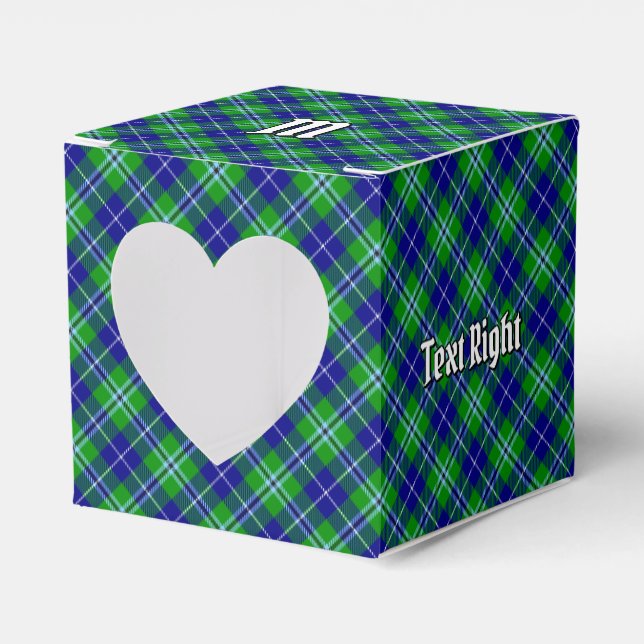 Clan Douglas Tartan Favour Box (Front Side)