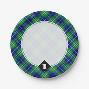 Clan Douglas Tartan Paper Plate