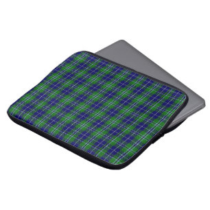 Clan Douglas Tartan Plaid Laptop Cover