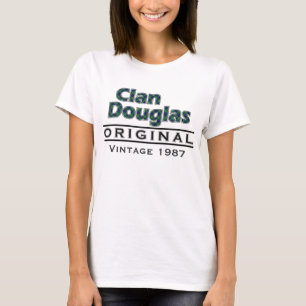 Clan Douglas Vintage Customise Your Birthyear T-Shirt