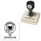 Clan Douglas Winged Heart Rubber Stamp