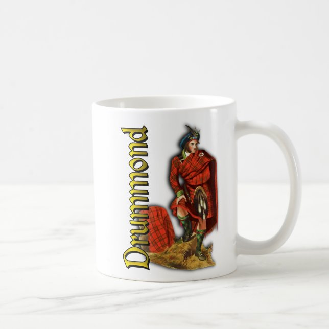 Clan Drummond Old Scotland Coffee Mug (Right)