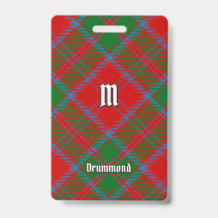 Clan Drummond Tartan ID Badge