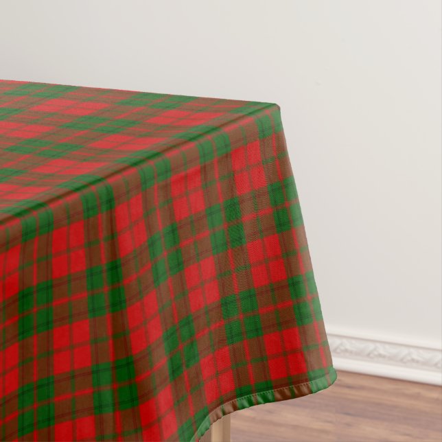 Clan Drummond Tartan Plaid Tablecloth (In Situ)