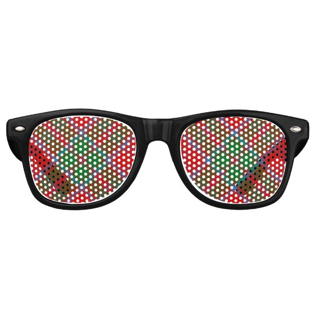 Clan Drummond Tartan Retro Sunglasses (Front)
