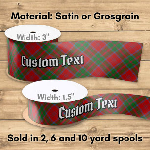 Clan Drummond Tartan Satin Ribbon