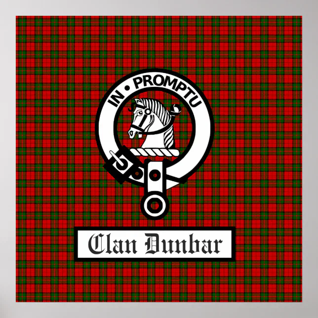 Clan Dunbar Crest Badge Tartan Poster Zazzle clan-dunbar-crest-badge-tartan-poster-zazzle