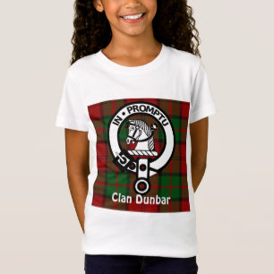 Clan Dunbar Tartan & Crest Badge T-Shirt