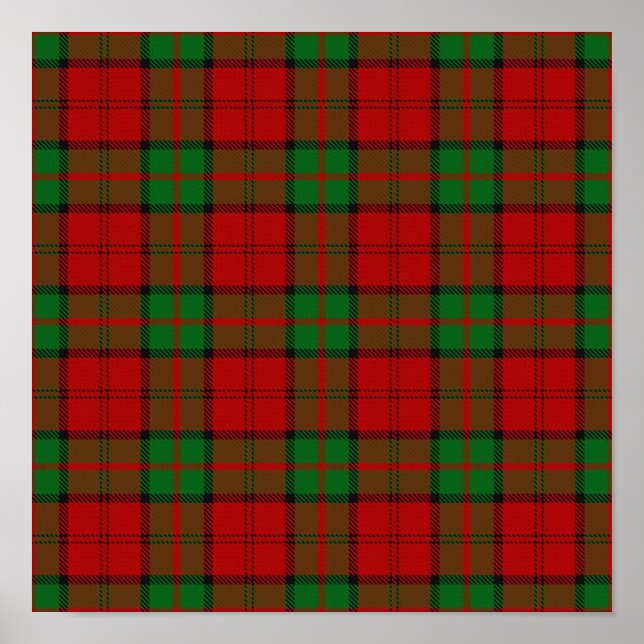 Clan Dunbar Tartan - Digital Download Poster (Front)