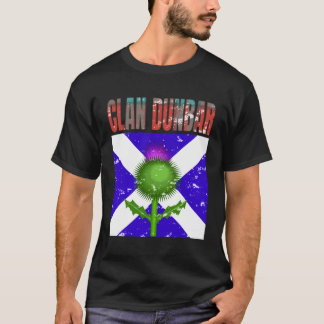Clan Dunbar Tartan Scottish Family Name Scotland P T-Shirt