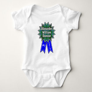 Clan Duncan #1 Award Blue Ribbon Baby Bodysuit