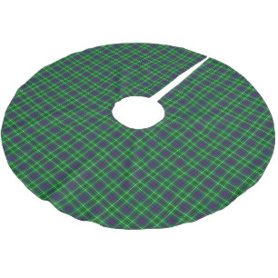 Clan Duncan Tartan Brushed Polyester Tree Skirt