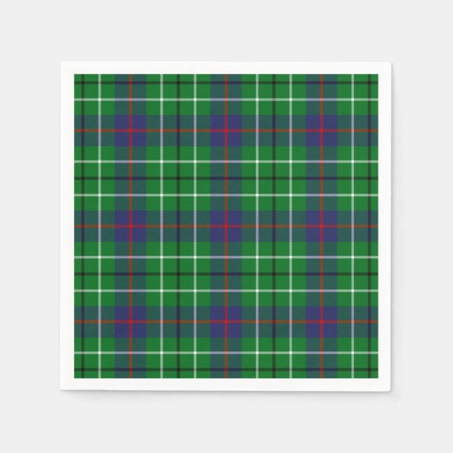 Clan Duncan Tartan Napkin (Front)