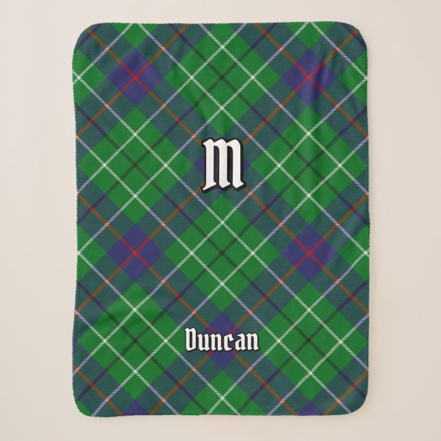 Clan Duncan Tartan Sherpa Blanket (Front)