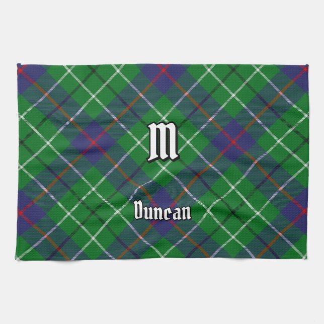 Clan Duncan Tartan Tea Towel (Horizontal)