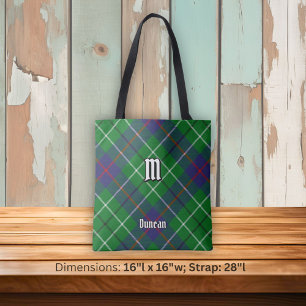 Clan Duncan Tartan Tote Bag
