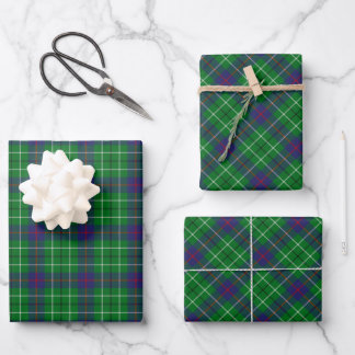 Clan Duncan Tartan Wrapping Paper Sheet