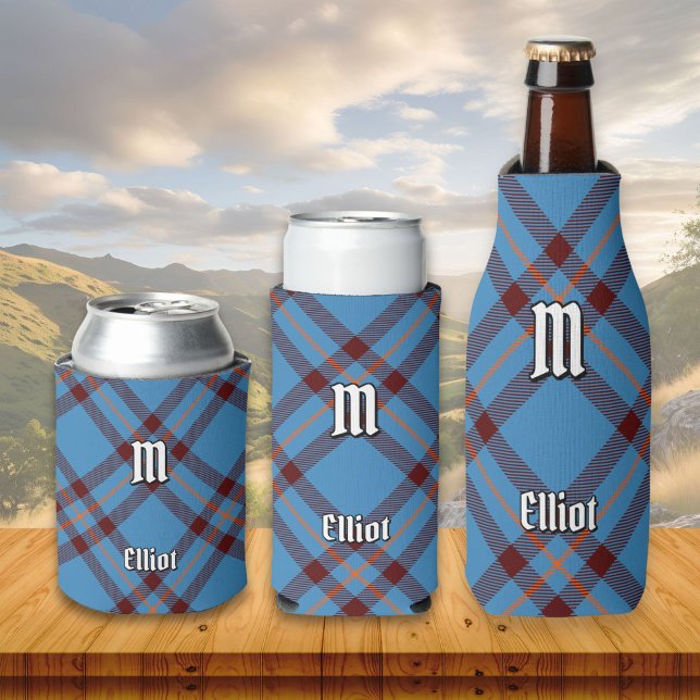 Clan Elliot Ancient Tartan Can Cooler (Creator Uploaded)