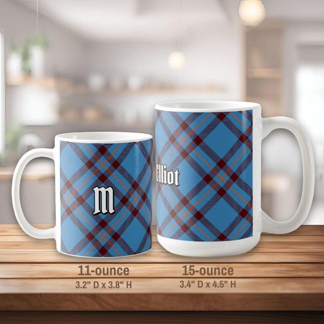 Clan Elliot Ancient Tartan Coffee Mug (Creator Uploaded)