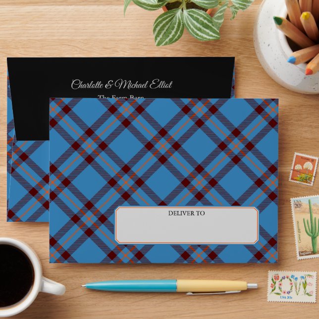 Clan Elliot Ancient Tartan Envelope (Desk)